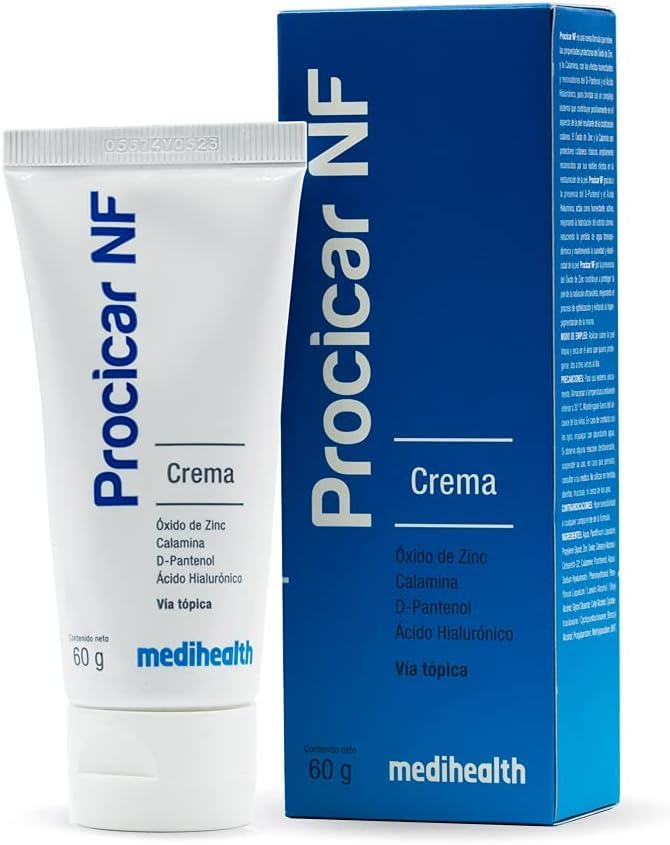Procicar NF Scar Cream bottle with protective barrier for healing