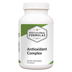 Professional Complementary Health Formulas Antioxidant Complex bottle pour supports daily antioxidant intake