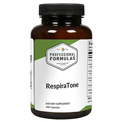 Respiratone Support ingredients label highlighting a herbal blend for respiratory support
