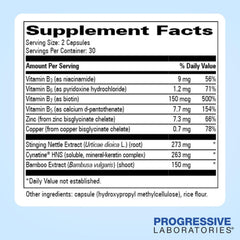 Progressive Laboratories Biotin minerals tablets for nail and hair nourishment