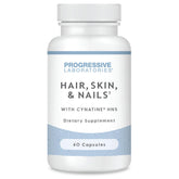 Progressive Laboratories Hair Skin Nails capsules closeup for daily beauty support