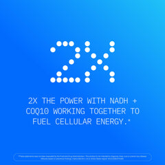 ProHealth NADH + CoQ10 ingredient label and serving size details