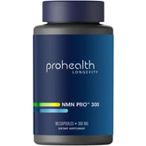 ProHealth NMN Pro 300 bottle showcasing NAD+ support in a clean package.