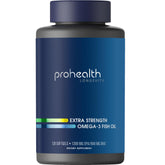 ProHealth Omega-3 bottle front with high potency EPA and DHA for daily support