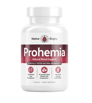 Prohemia natural blood builder bottle ready for daily iron support.