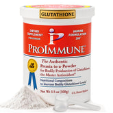 ProImmune Glutathione powder packaging shows premium immune support branding