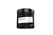 Project #1 Embrax tub front view highlighting gummy bear flavor for preworkouts.