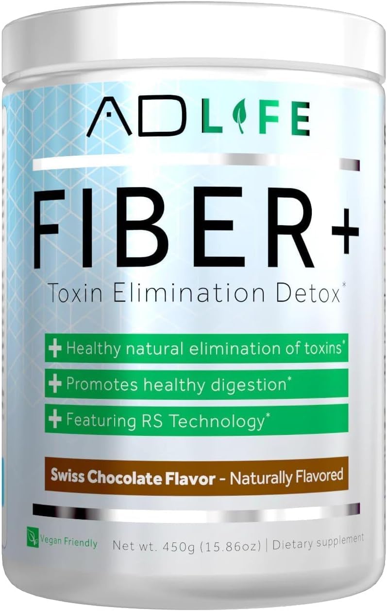 Project AD Fiber+ powder tub supports gut health and digestive regularity.