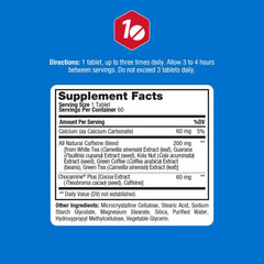 ProLab Advanced Caffeine 200mg bottle side view highlighting compact packaging