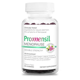 Promensil red clover gummies for hot flashes, hibiscus flavor.