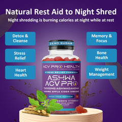 Label-front shot of Promethean Wellness Ashwa ACV Pro bottle.