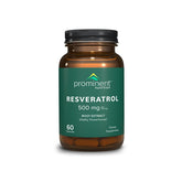 Prominent Nutrition Resveratrol bottle front with premium packaging for antioxidant support