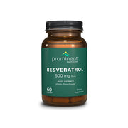 Prominent Nutrition Resveratrol bottle front with premium packaging for antioxidant support