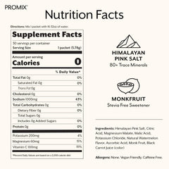 Promix Himalayan pink salt blend visual for balanced electrolytes