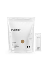 Promix Nutrition Creatine Monohydrate travel pack front view for on-the-go post-workout fueling