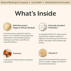 ProMix Nutrition Debloat capsules ready to take for prebiotic and probiotic digestion support