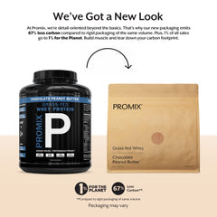 Promix Nutrition whey chocolate peanut butter flavor ideal for post-workout shakes