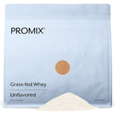 Promix Nutrition whey protein powder canister supports post-workout recovery with smooth mixing.