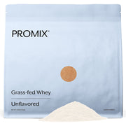 Promix Nutrition whey protein powder canister supports post-workout recovery with smooth mixing.