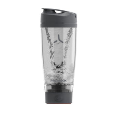 Promixx Pro bottle front view with vortex blade for ultra-smooth shakes.