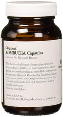 Pronatura Kombucha Capsules close-up label highlights original tea extract