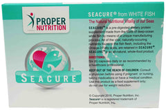 Proper Nutrition Seacure blister pack arranged for convenient daily dosing and travel-friendly use.