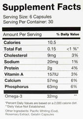 Proper Nutrition Seacure capsules close-up showing translucent shells for omega-3 delivery.