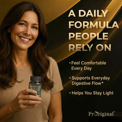 Proriginal Probiotics bottle label highlights 100 Billion CFU and 35 strains