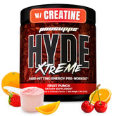 PROSUPPS Mr. Hyde Xtreme fruit punch bottle ready for intense training and sustained energy