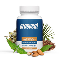 Prosvent Advanced Prostate Support bottle front for daily urinary comfort.