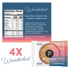 Protein Puck bars designed for on the go meals or quick energy boosts.