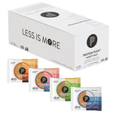 Protein Puck variety pack with four flavors for convenient snacking and on the go energy.