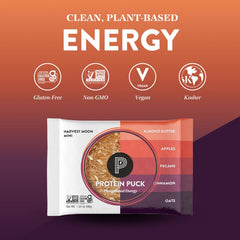 Protein Puck whole-food ingredients: real nuts and seeds for clean energy.