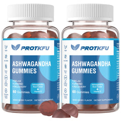 ProTKFU Ashwagandha Gummies bottle displayed for daily calm and balance.