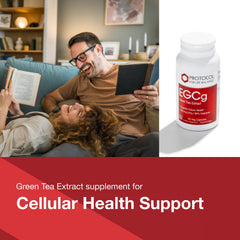 PROTOCOL FOR LIFE BALANCE EGCG capsule closeup view of cap detail