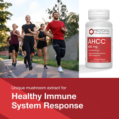 Close-up of AHCC 600mg capsules highlighting purity and dosage for daily use