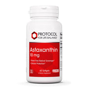 Protocol for Life Balance astaxanthin softgel bottle highlighting daily cellular support