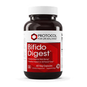 PROTOCOL FOR LIFE BALANCE Bifido Digest bottle with 60 capsules for GI support.