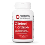 PROTOCOL FOR LIFE BALANCE Clinical Cardio-6 bottle supports daily heart health.