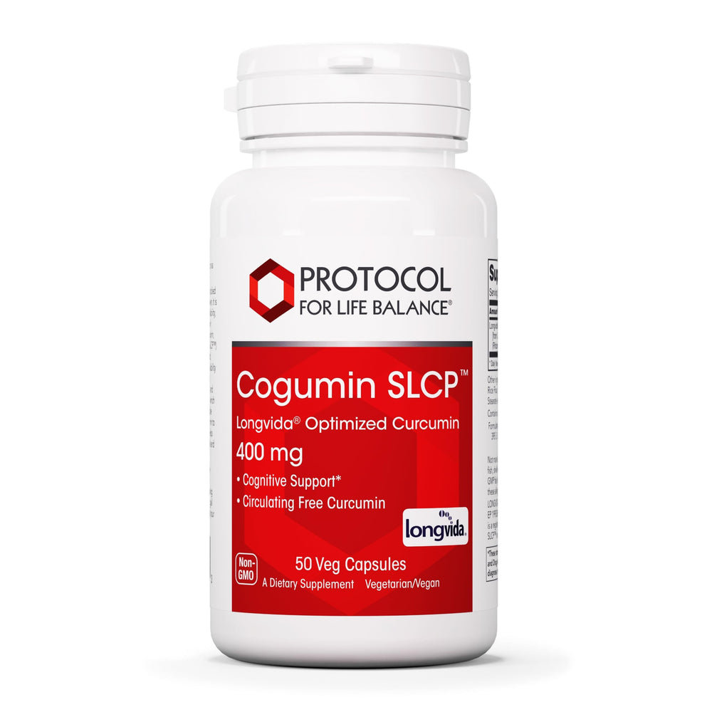 PROTOCOL FOR LIFE BALANCE Cogumin SLCP bottle front view for cognitive support.