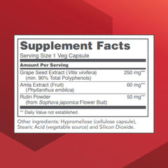 Protocol For Life Balance OPC capsules close-up emphasizes vegan capsules for easy daily use.
