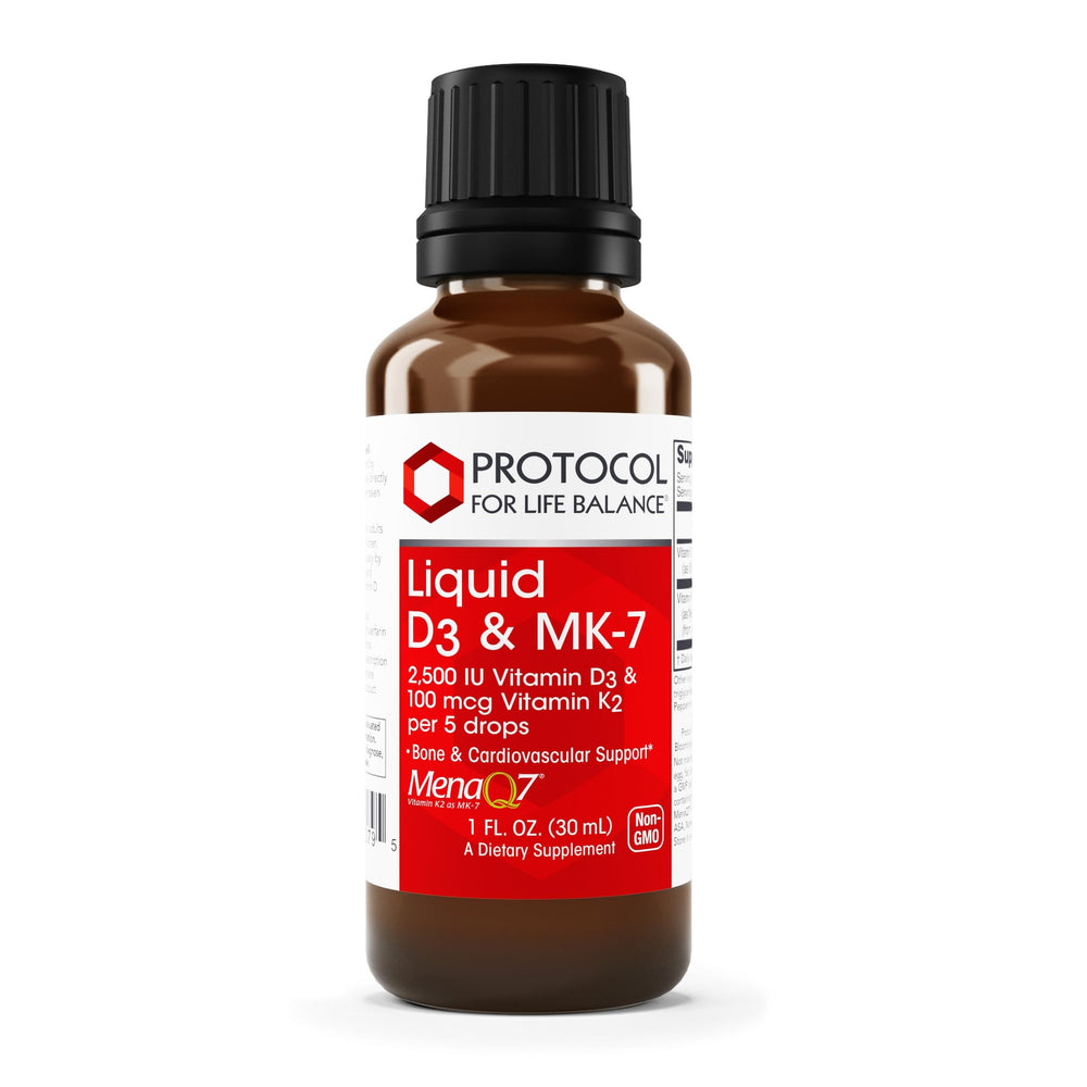 Protocol for Life Balance liquid D3 MK-7 bottle for bone health support