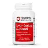 PROTOCOL FOR LIFE BALANCE liver detox bottle with 90 vegan capsules for liver support