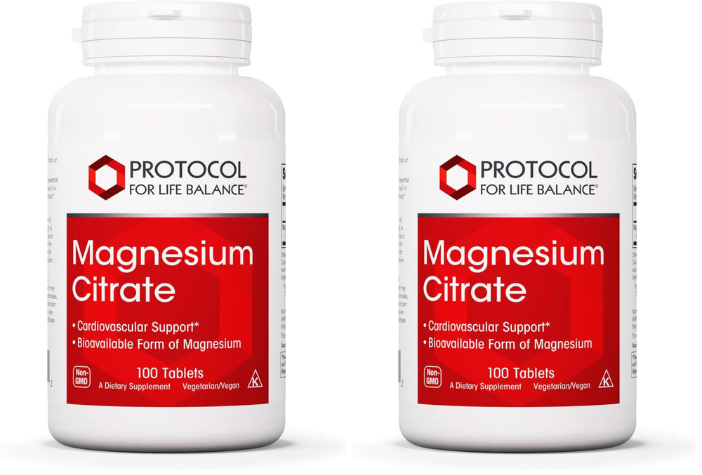 PROTOCOL FOR LIFE BALANCE magnesium citrate 400mg bottle for daily mineral support