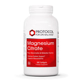 PROTOCOL FOR LIFE BALANCE magnesium softgels bottle supports daily mineral intake
