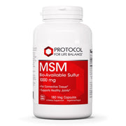 PROTOCOL FOR LIFE BALANCE MSM bottle pour supports joint comfort and easy dosing