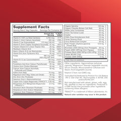 Close-up of Ortho Multi Greens capsules for convenient daily support.
