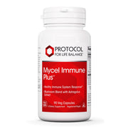 PROTOCOL FOR LIFE BALANCE Protocol Mycel Immune Plus bottle front for daily immune support.