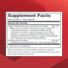 Protocol Mycel Immune Plus capsules close-up highlighting convenient daily capsules.