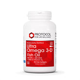 PROTOCOL FOR LIFE BALANCE Ultra Omega 3-D softgels in bottle for daily omega-3 support